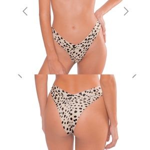 Oneone Swimwear High Rise Cheeky Bikini Bottom